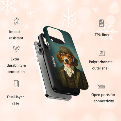 Custom Photo Detective Dog Phone Case Gift For Dog Lovers
