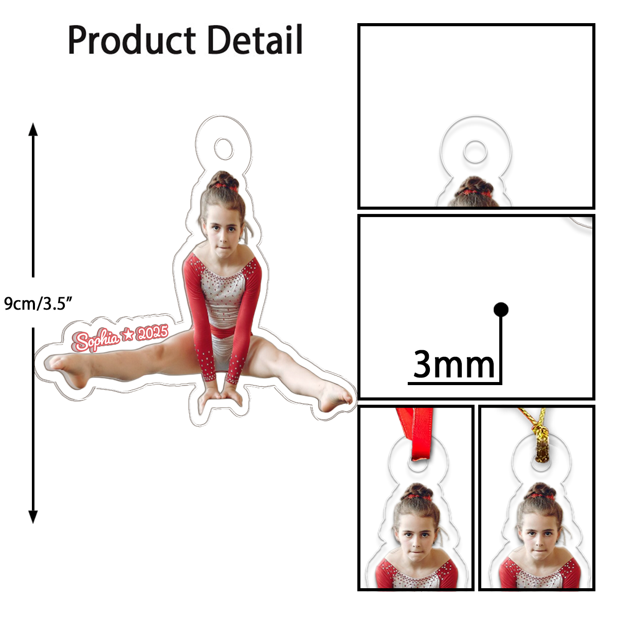 Custom Photo Gymnastics Xmas