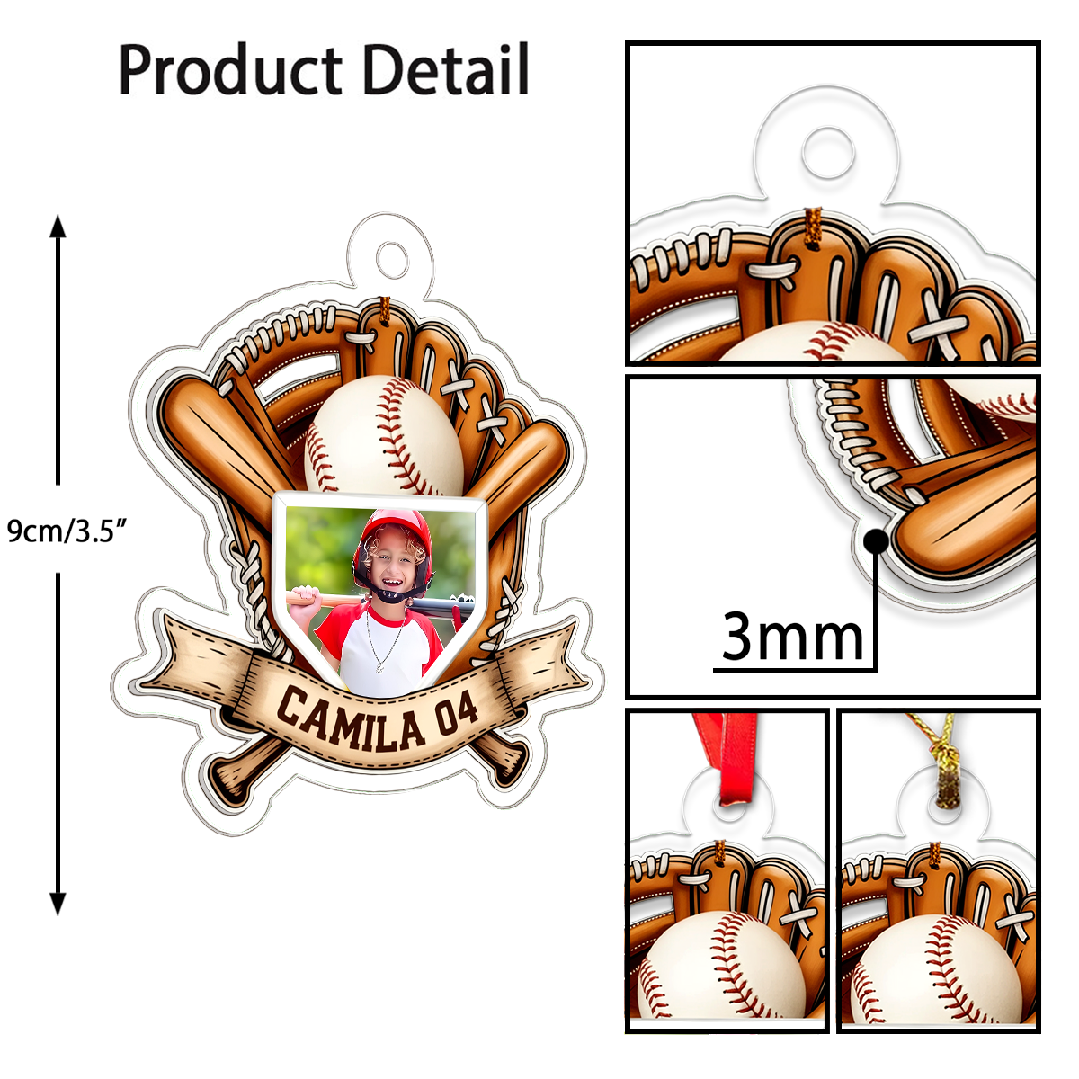 Custom Photo Baseball Player