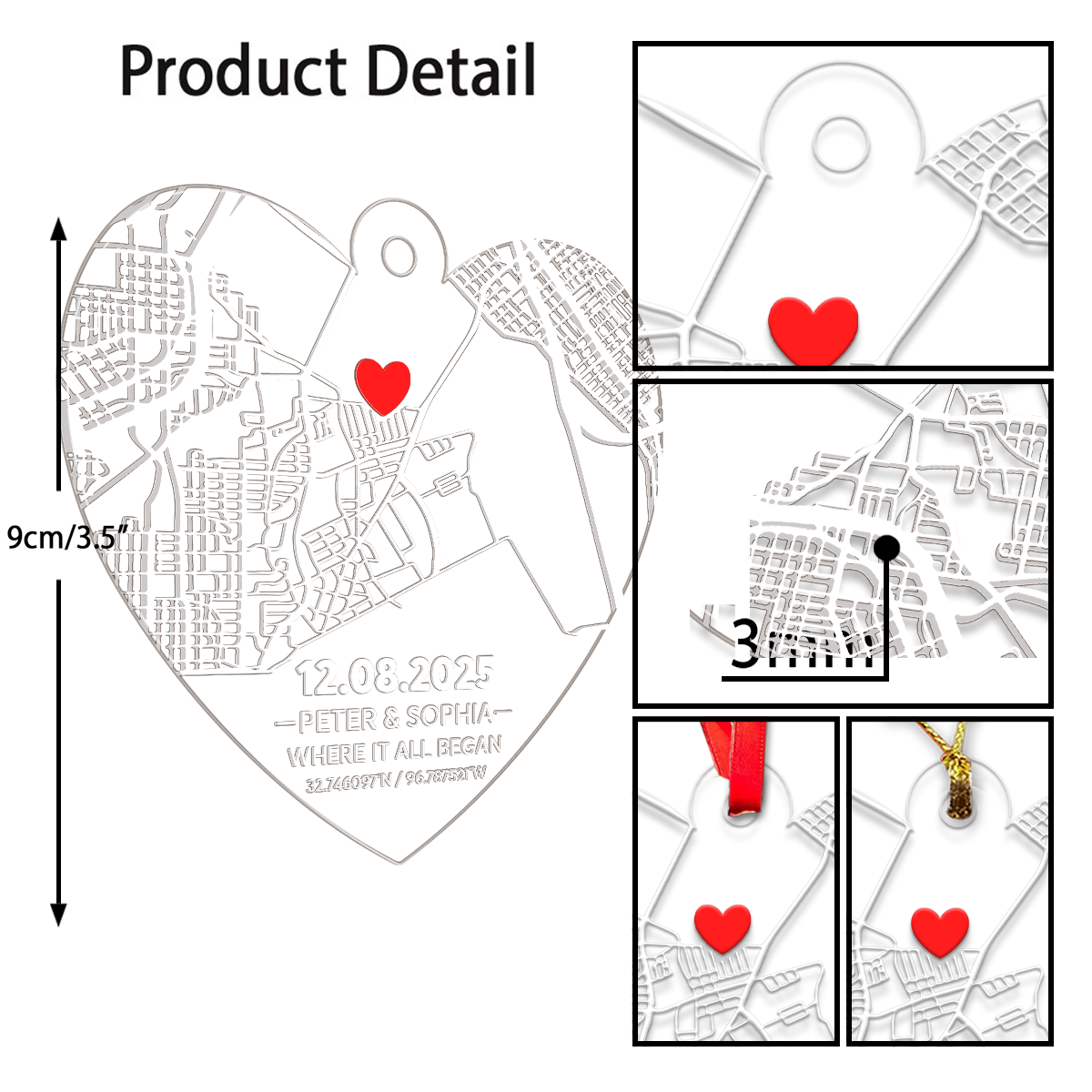 Custom Couple City Map