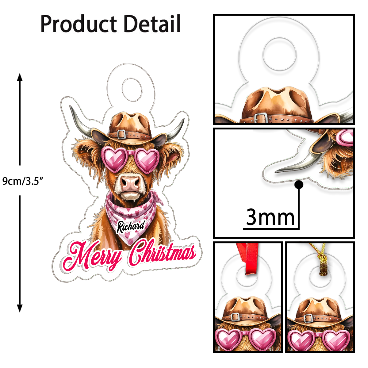 Custom Name Highland For Cowgirl