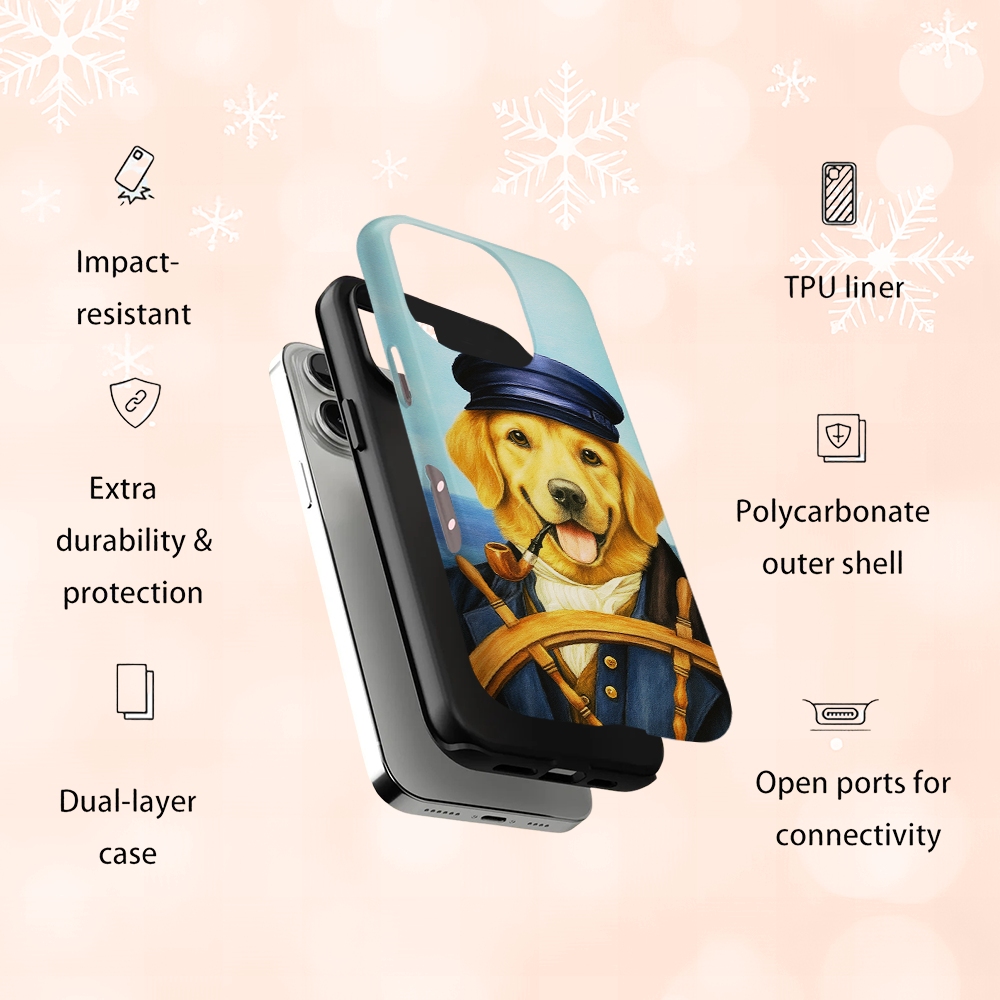 Custom Photo Sailor Dog Phone Case Gift For Dog Lovers
