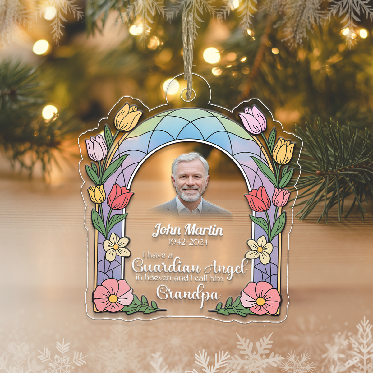 Custom Photo Memorial I Have A Guardian Angel In Heaven Mom Dad