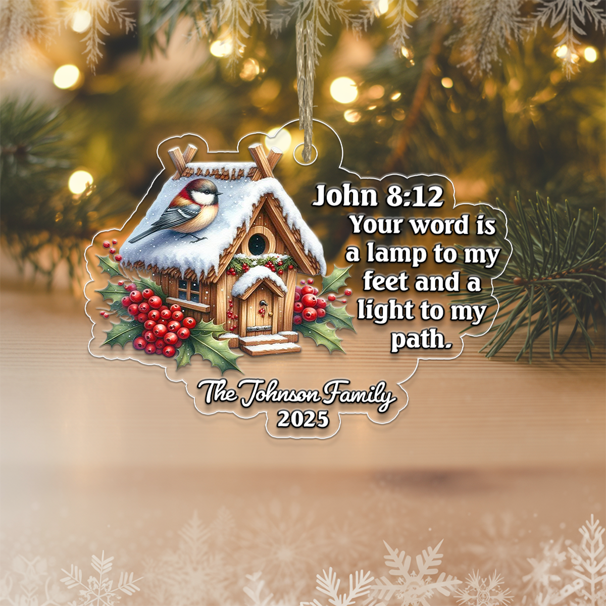 Custom Name Bible Jesus Xmas For Family