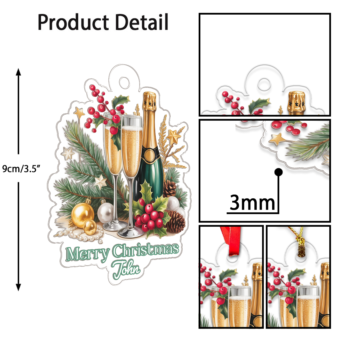 Custom Name Champagne Drink Lover