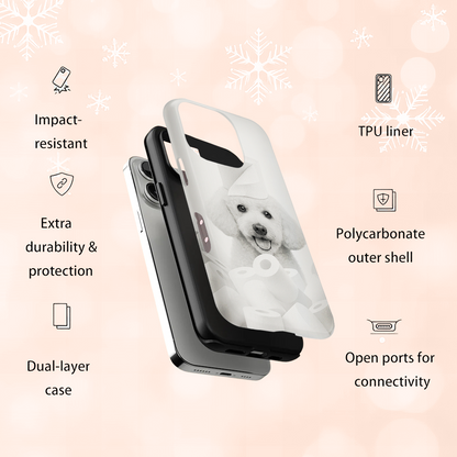 Custom Photo Dog Bathroom Phone Case Dog Gifts Lovers
