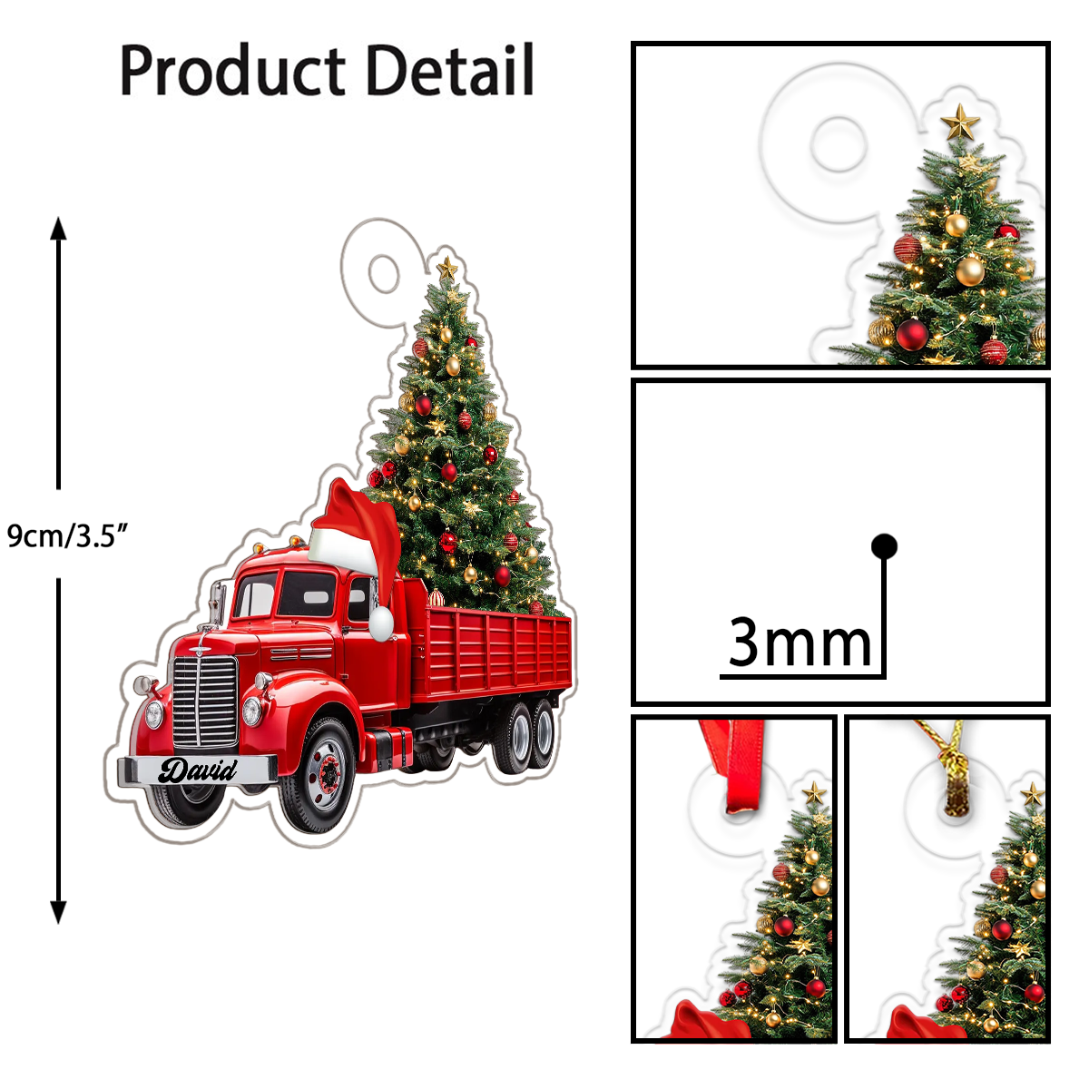 Custom Name Trucker Xmas 2025