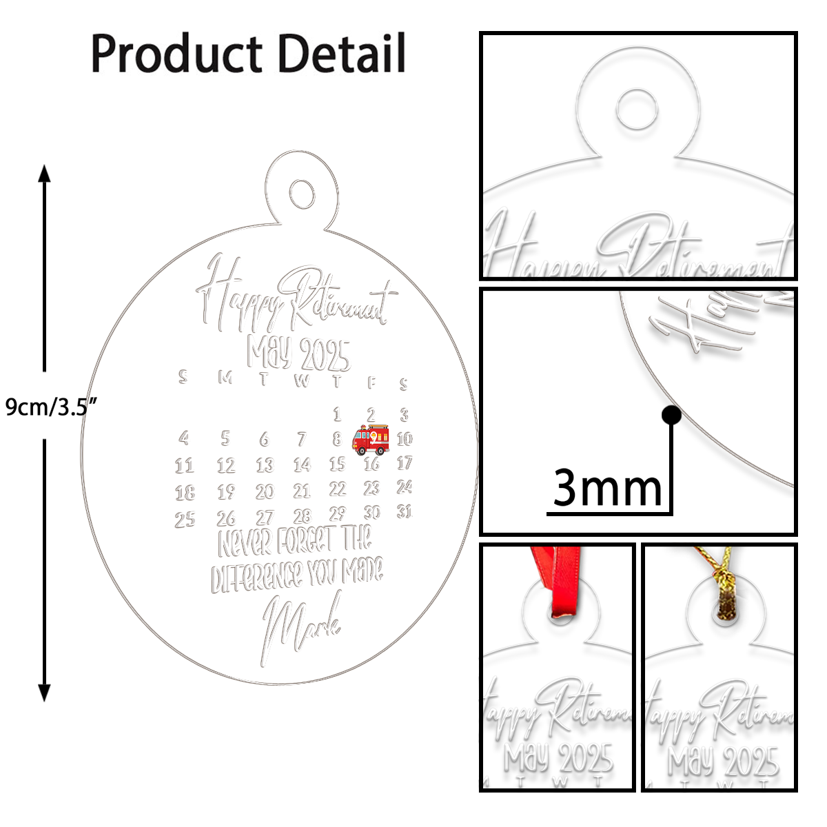 Custom Name Retirement Firefighter