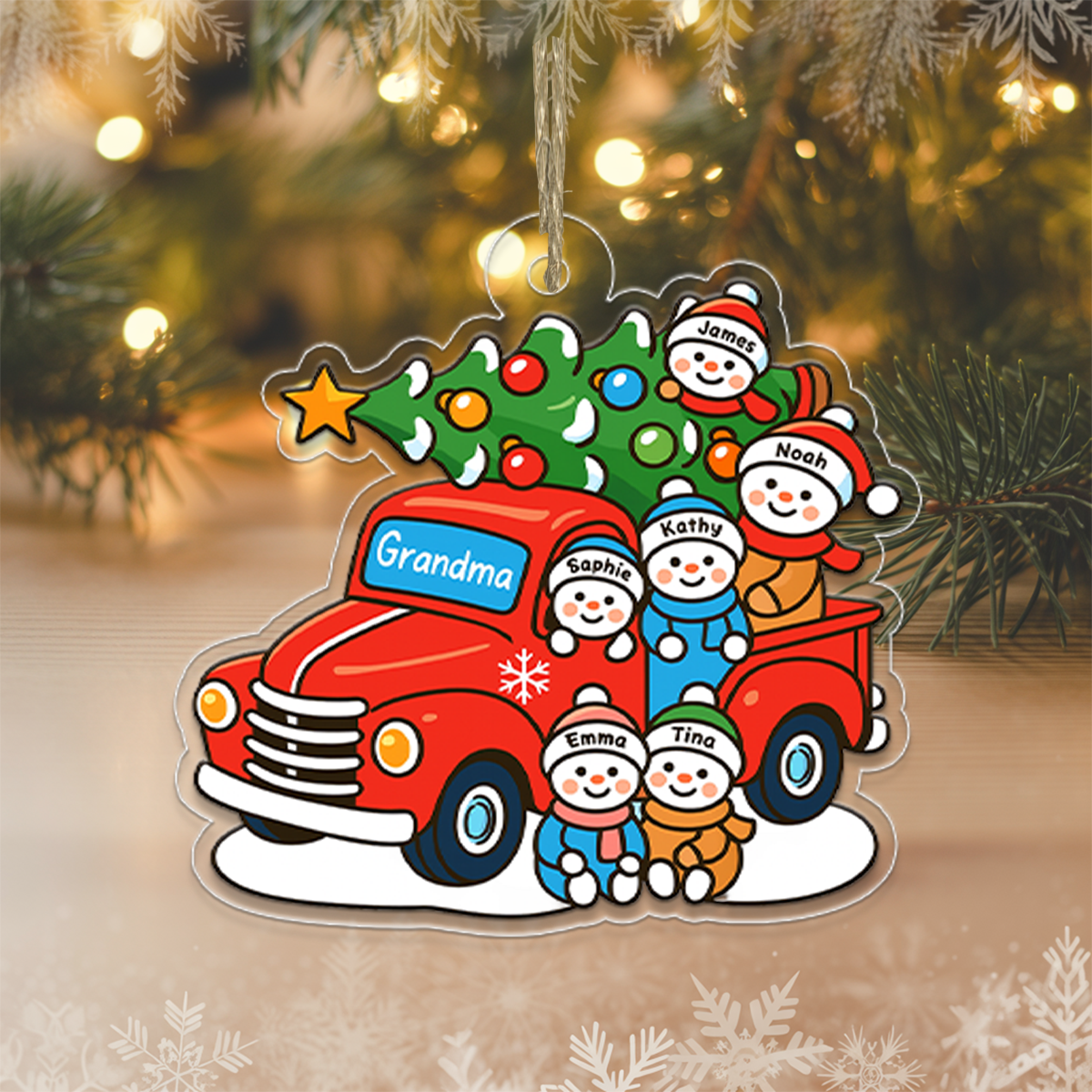 Custom Family Ornament2