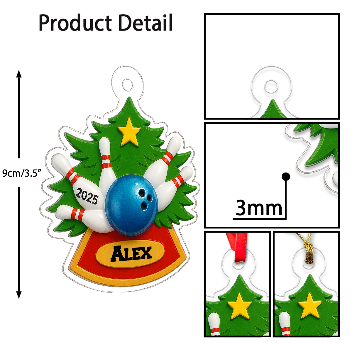 Custom Name Bowling Christmas 2025
