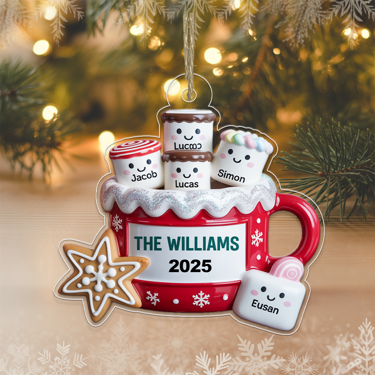 Hot Cocoa Marshmallow Family