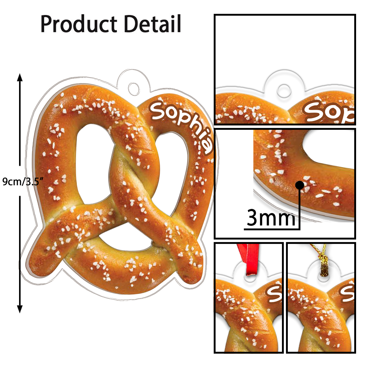 Custom Name Pretzel Foody