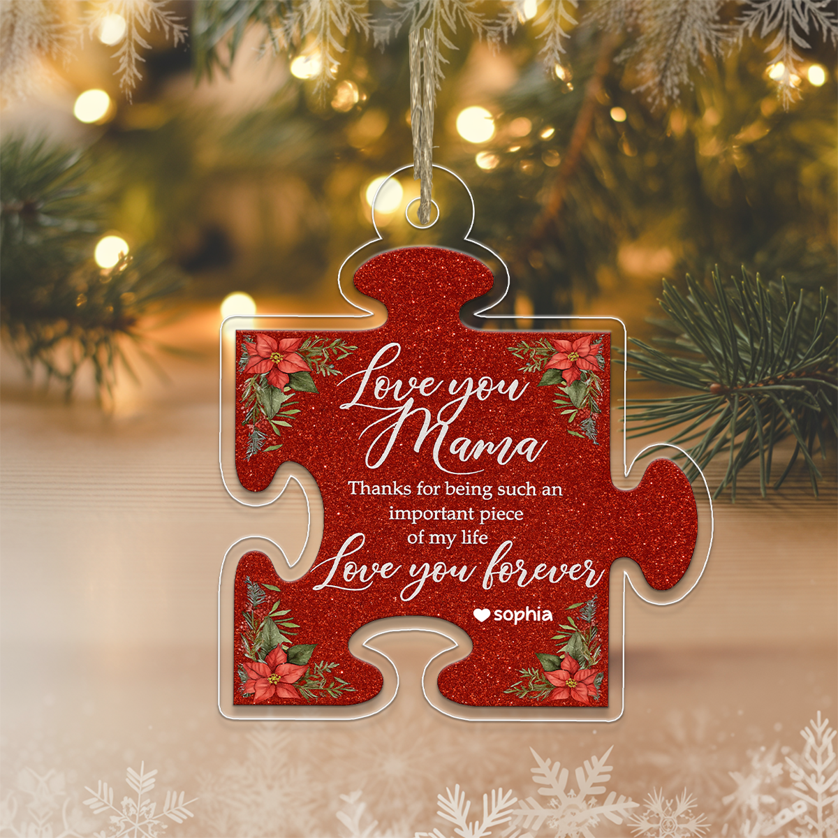 Custom Name Love You Mom For Mother