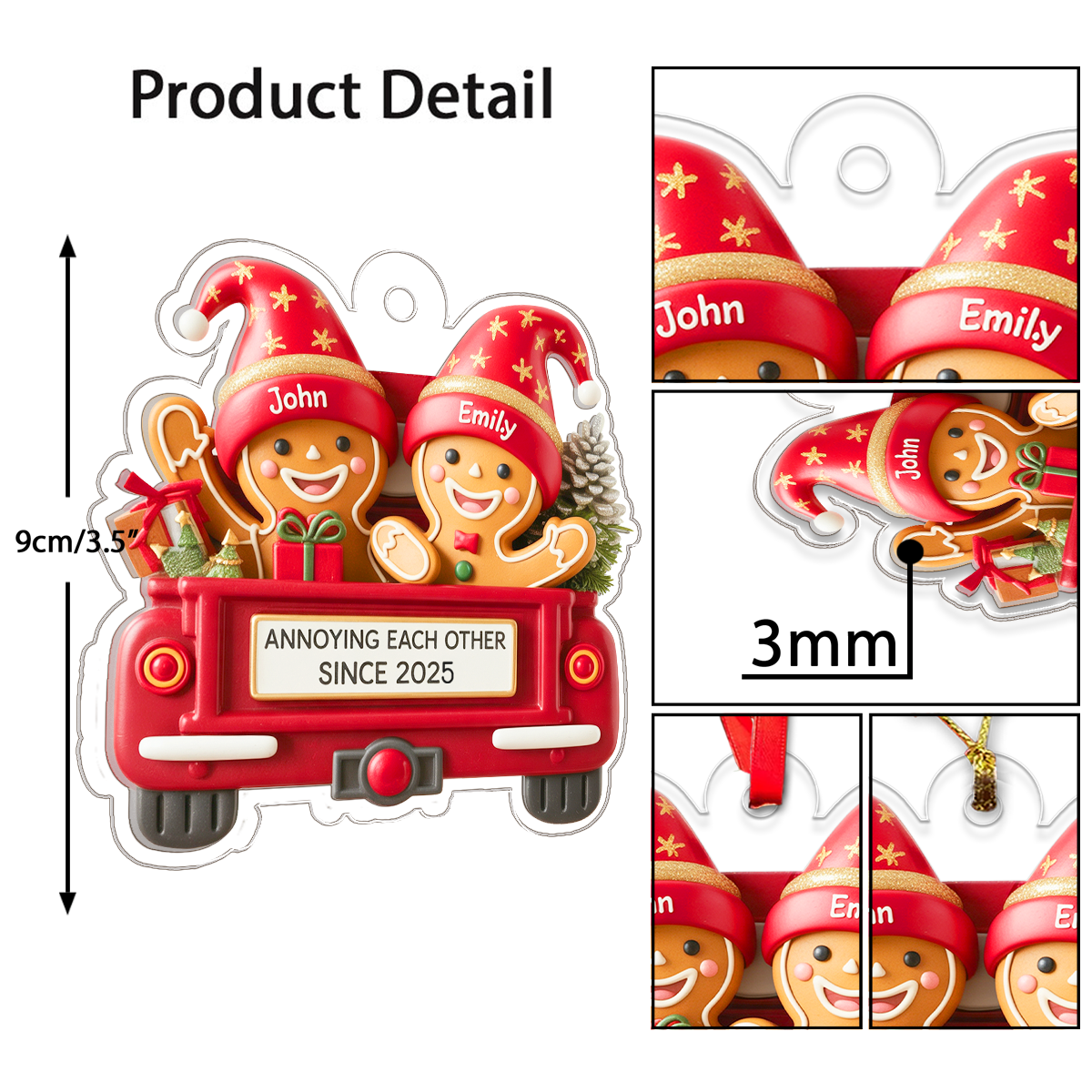 Gingerbread Couple In Truck2