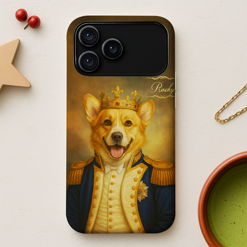 Custom Photo Great Captain Dog Phone Case Gift For Dog Lovers