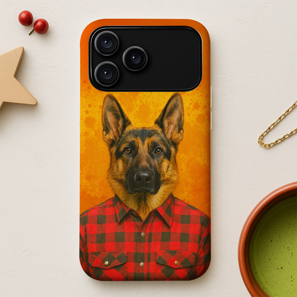 Custom Photo Dog In Red Shirt Phone Case Gift For Dog Lovers