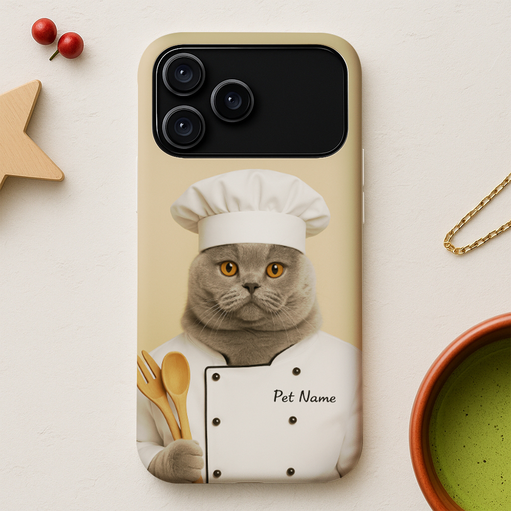 Custom Photo Cat Chef For Cat Lover