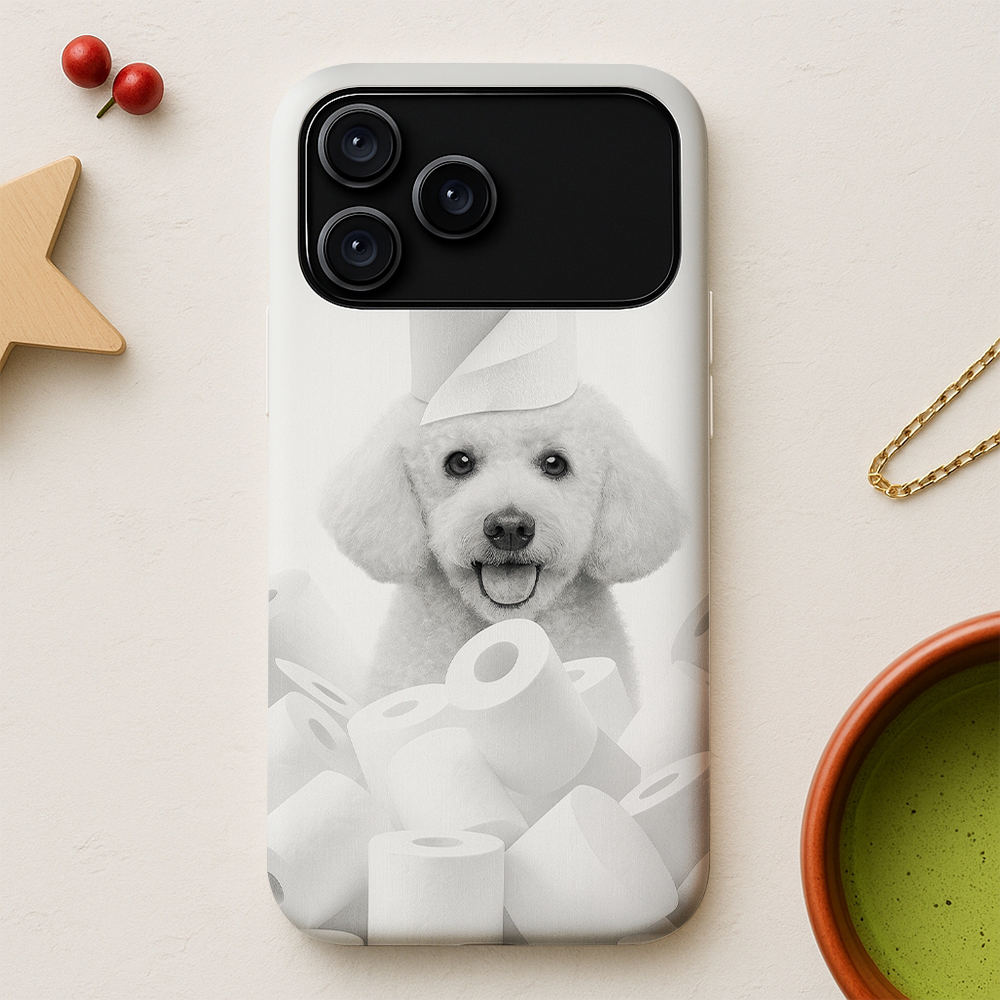 Custom Photo Dog Bathroom Phone Case Dog Gifts Lovers