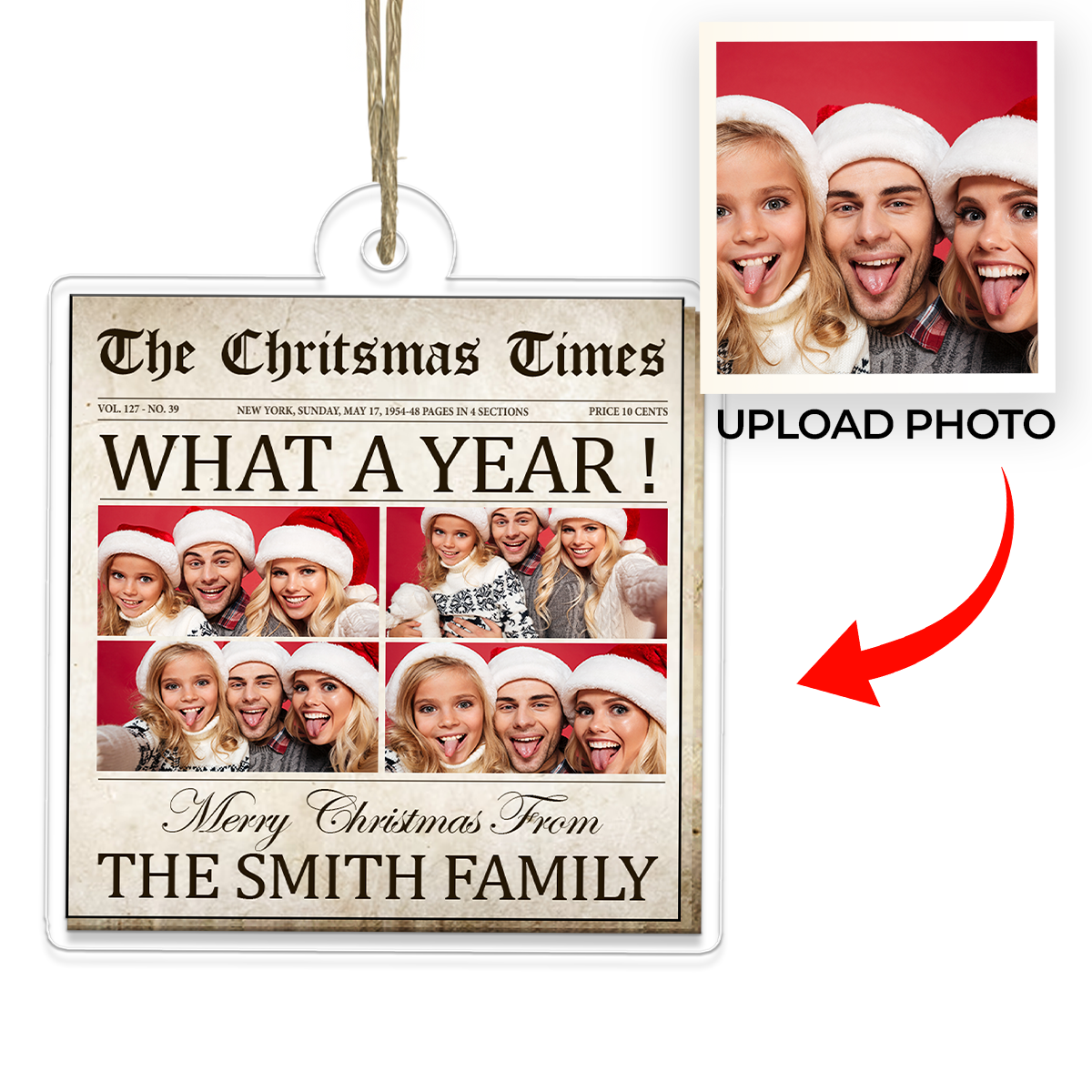 Custom Photo Family New Paper