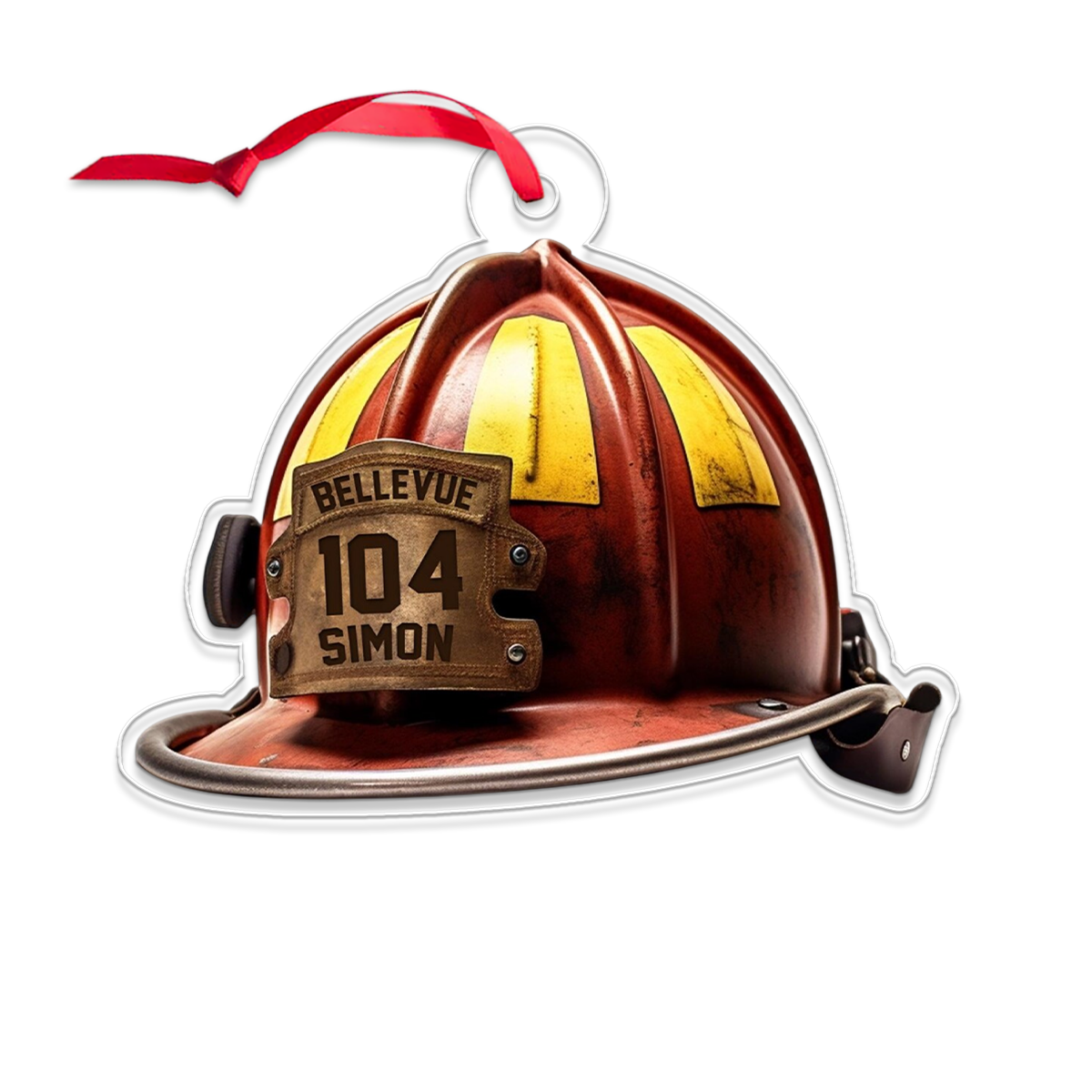 Custom Name Fireman's Helmet