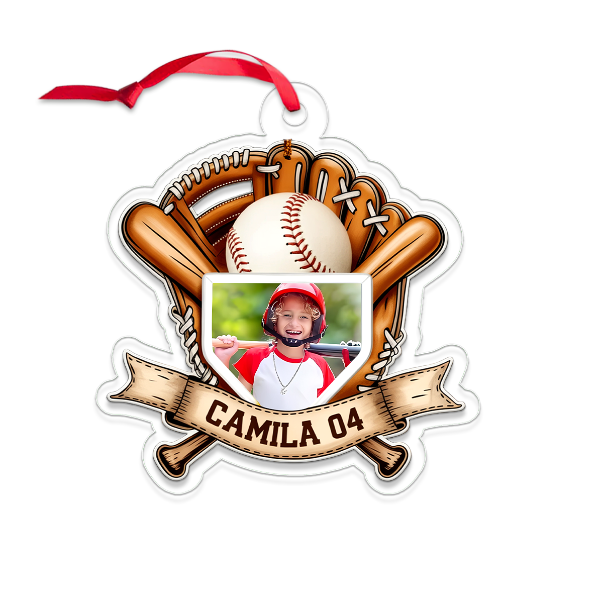 Custom Photo Baseball Player