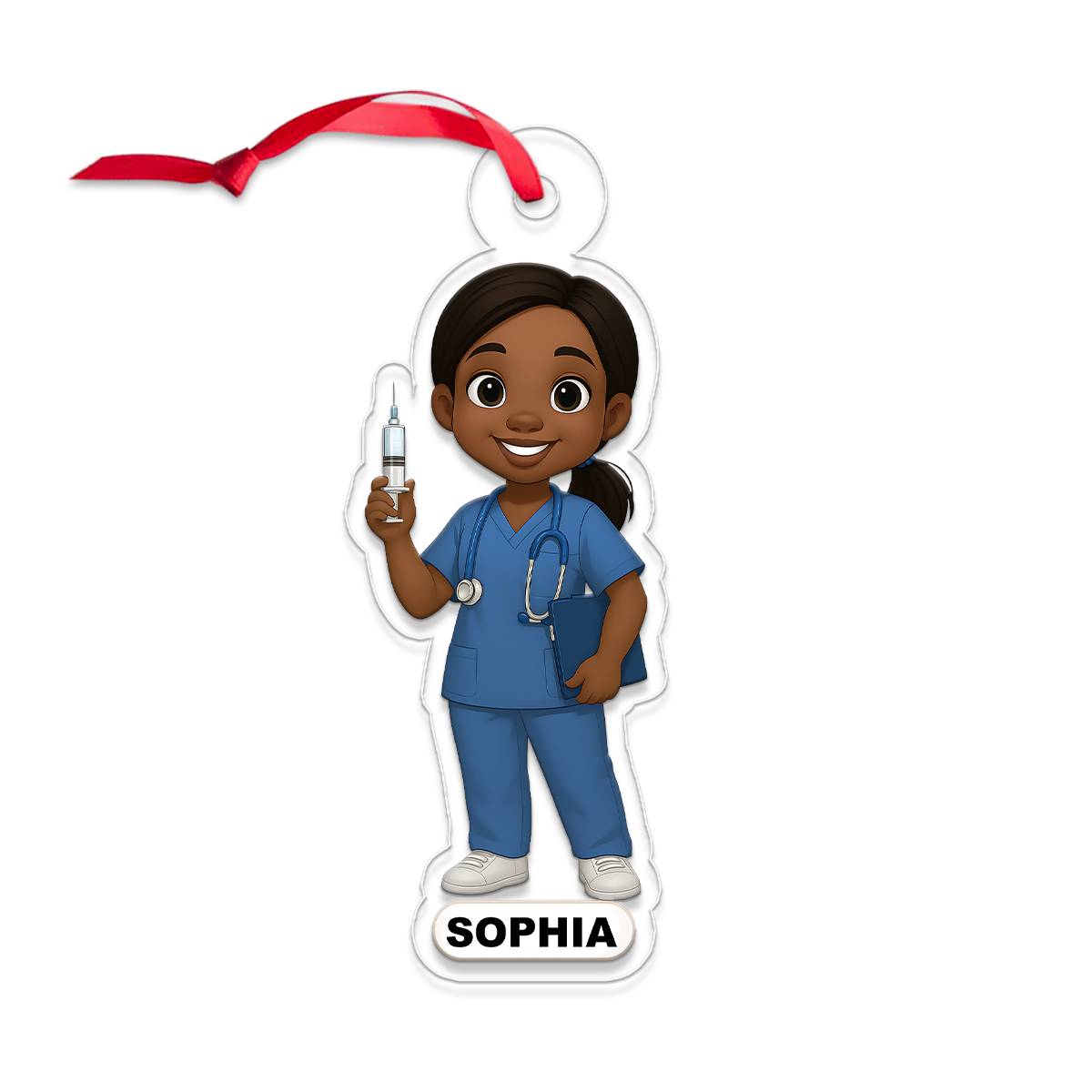 Personalized Photo Nurse Doctor Cartoon Design
