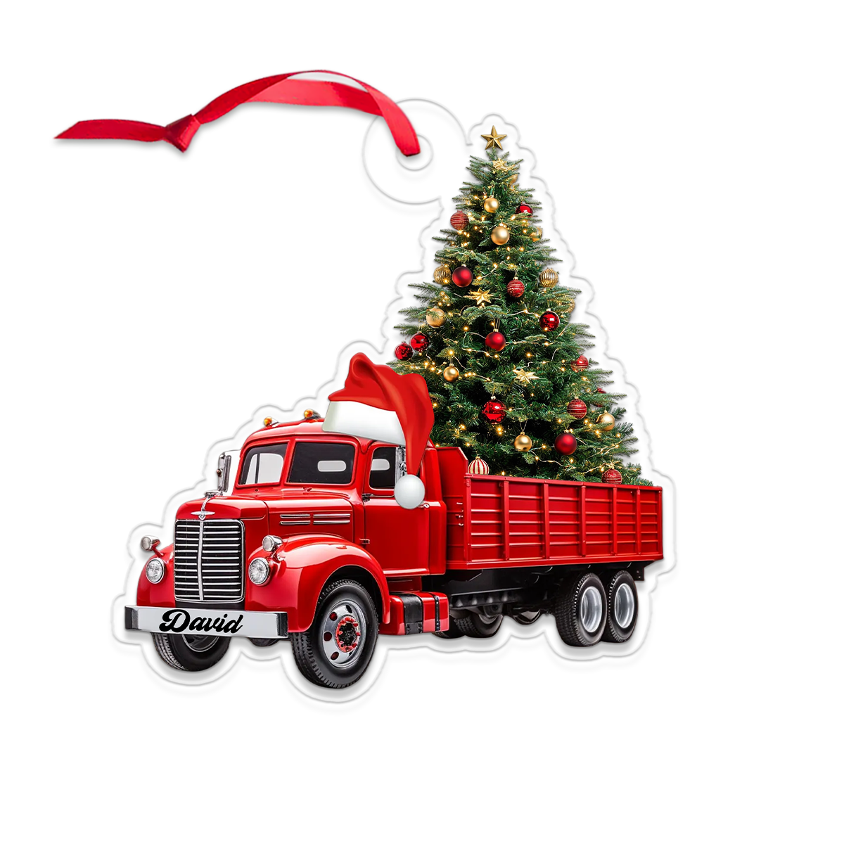 Custom Name Trucker Xmas 2025