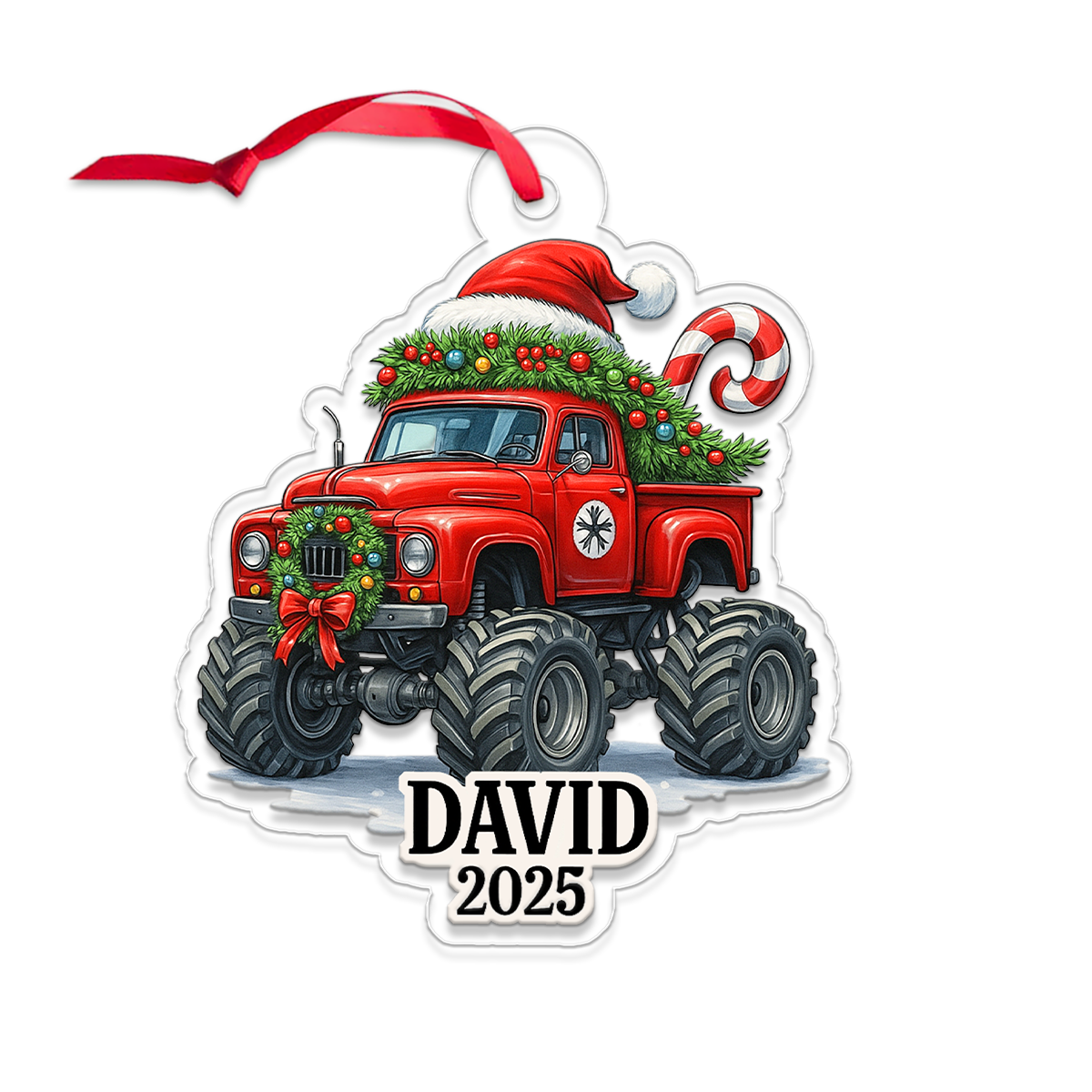 Custom Name Monster Truck Car