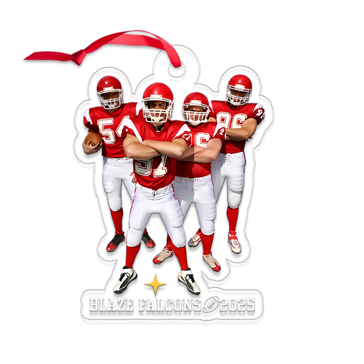 Custom Photo Football Team For Sport Gift