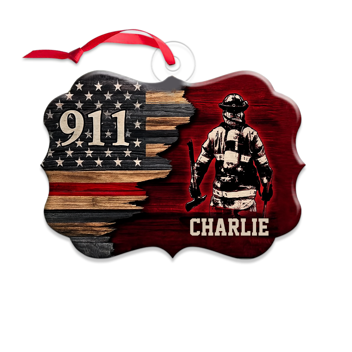 Custom Name 911 Hero Personalized Keepsake