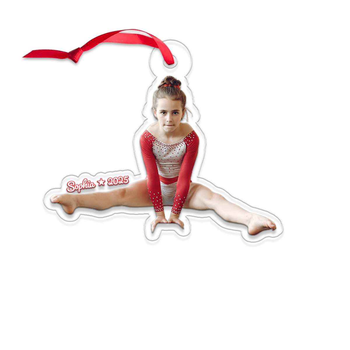 Custom Photo Gymnastics Xmas