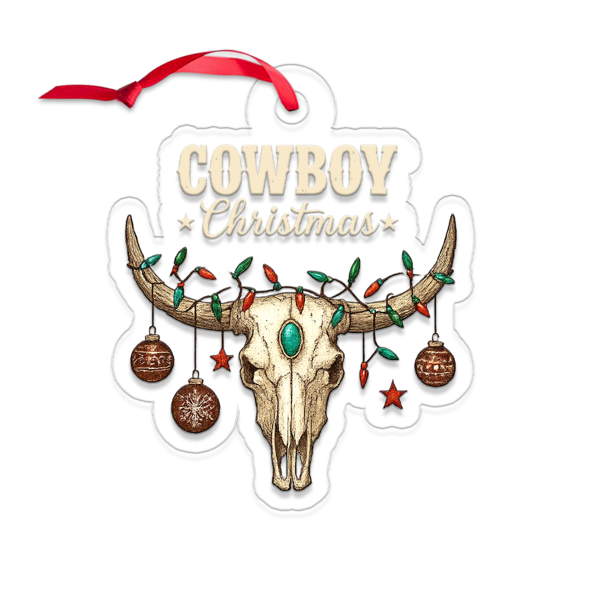 Custom Name Cowboy Christmas