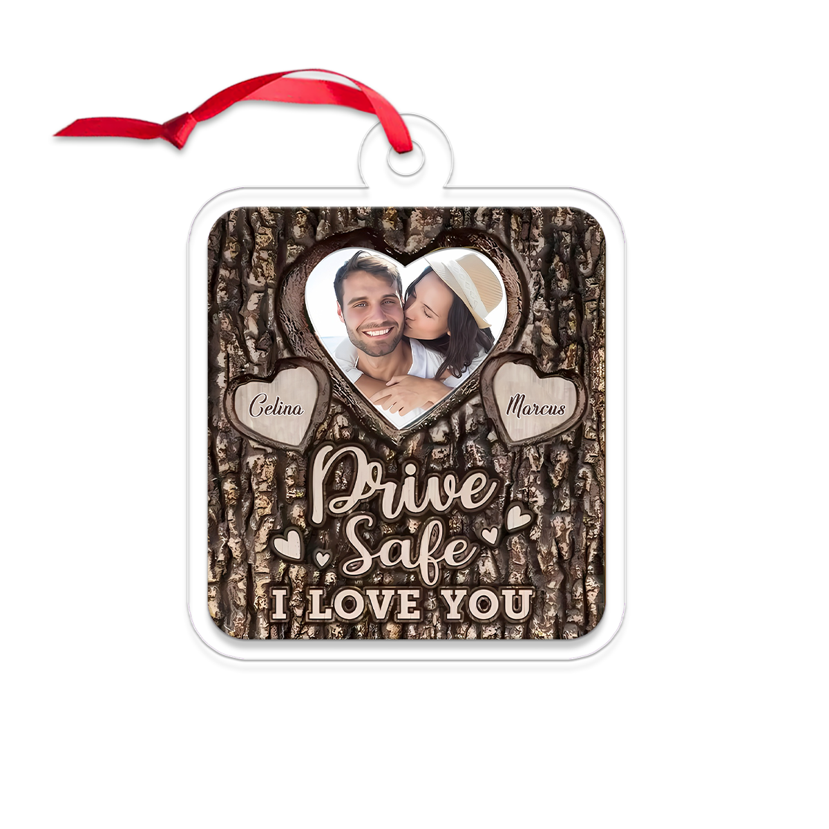 Custom Photo Couple Drive Safe