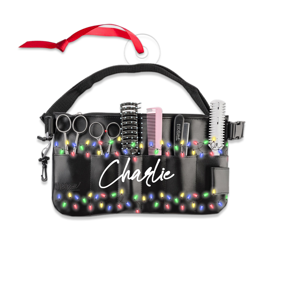 Custom NameHair Stylist Blowdryer Christmas