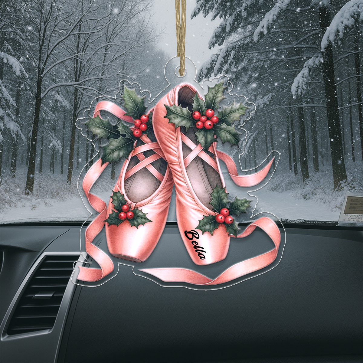 Personalized Ballet Xmas For Ballerina Dancer Acrylic Ornament Christmas Gift