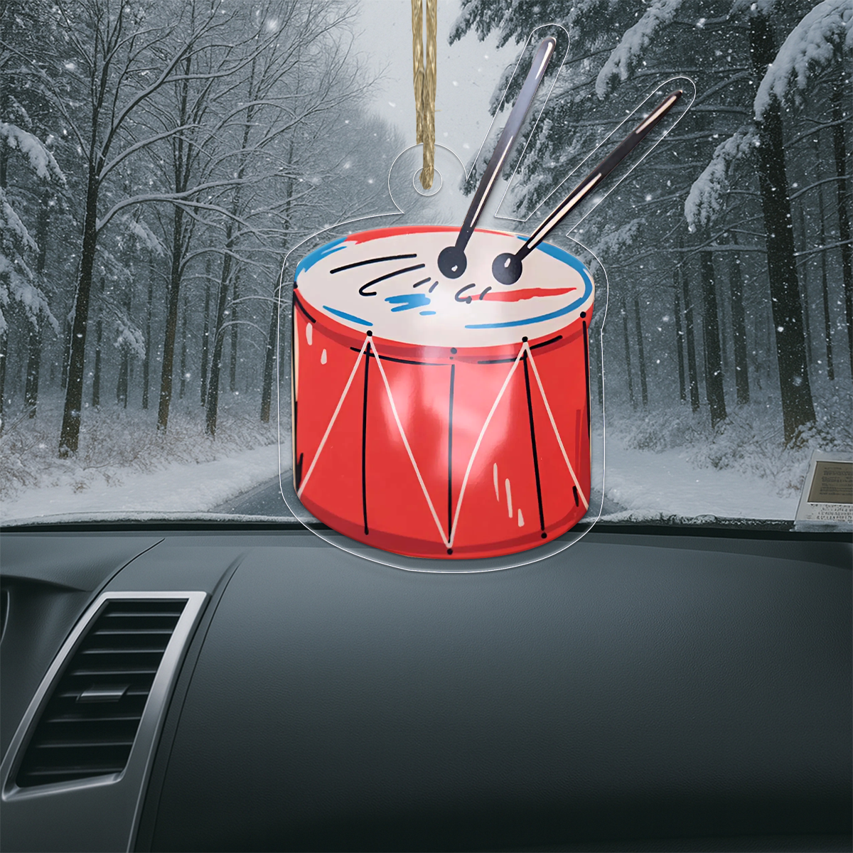Drum Acrylic Ornament