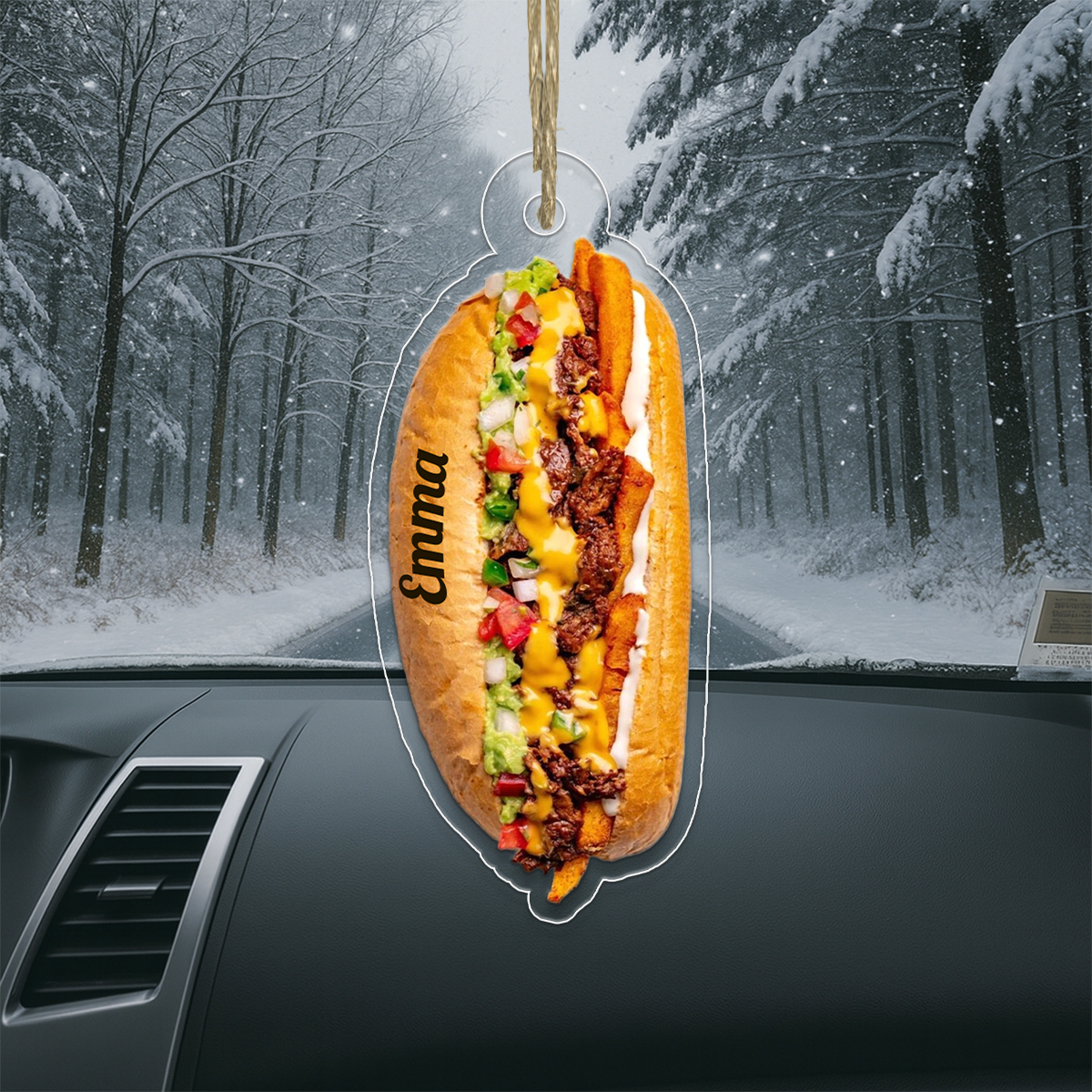 Cheesesteak Xmas Food Lover Acrylic Ornament Christmas Gift