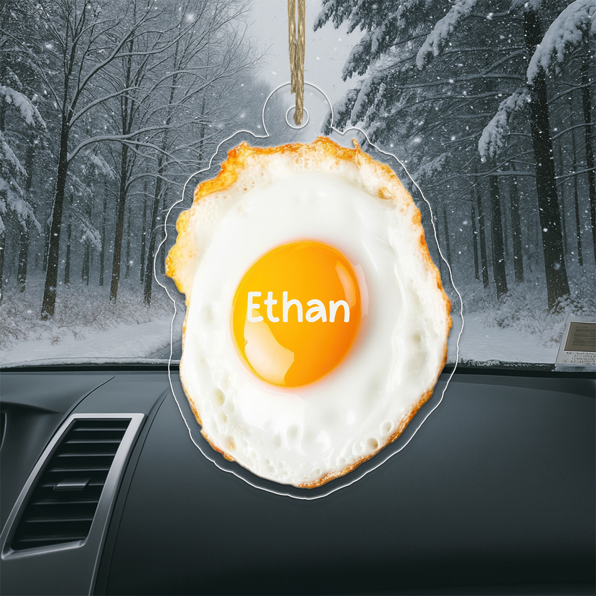 Custom Name Fried Egg