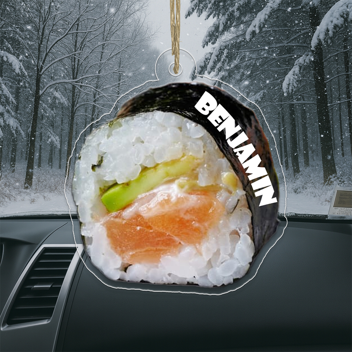 Custom Name Sushi Christmas 1
