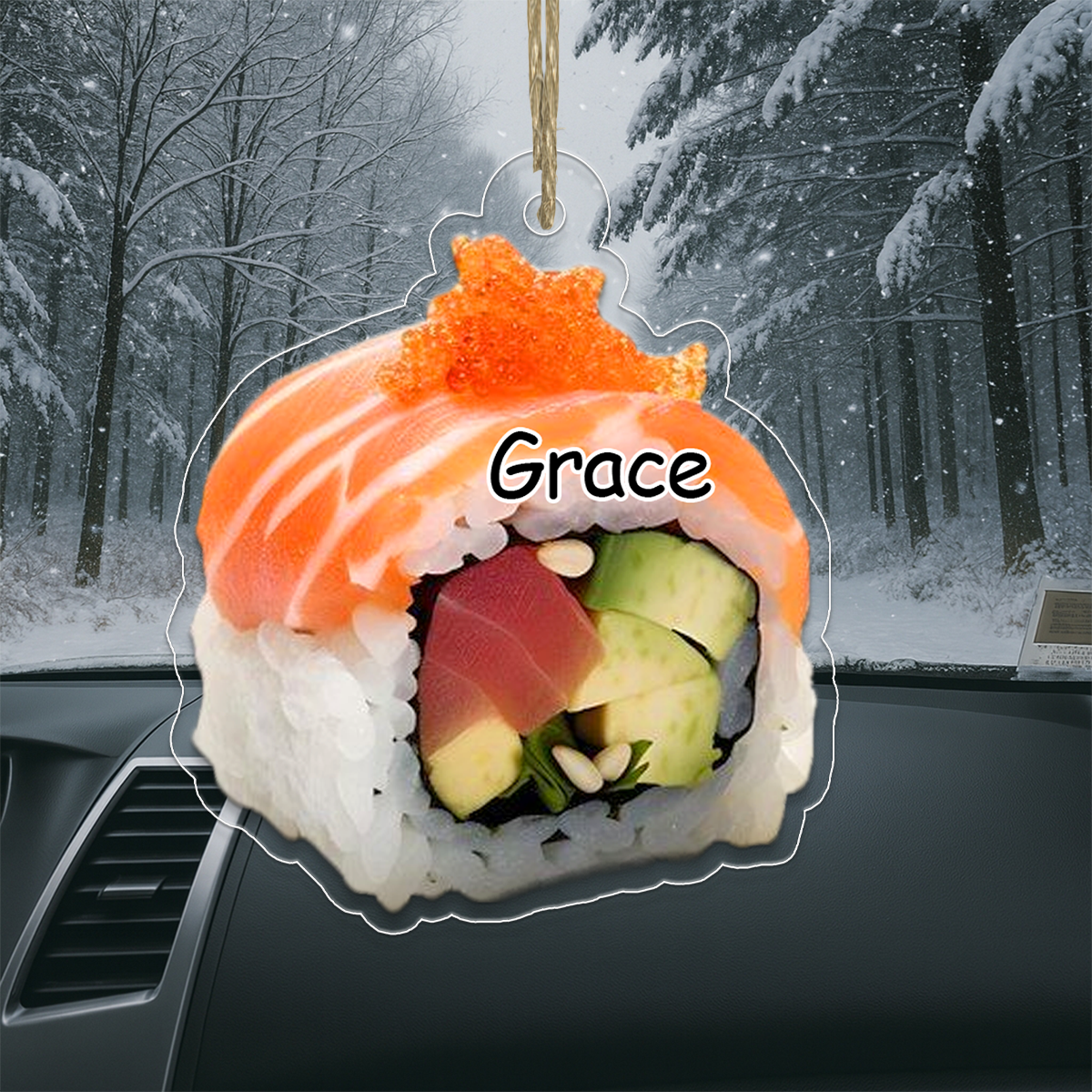 Custom Name Sushi Christmas 3