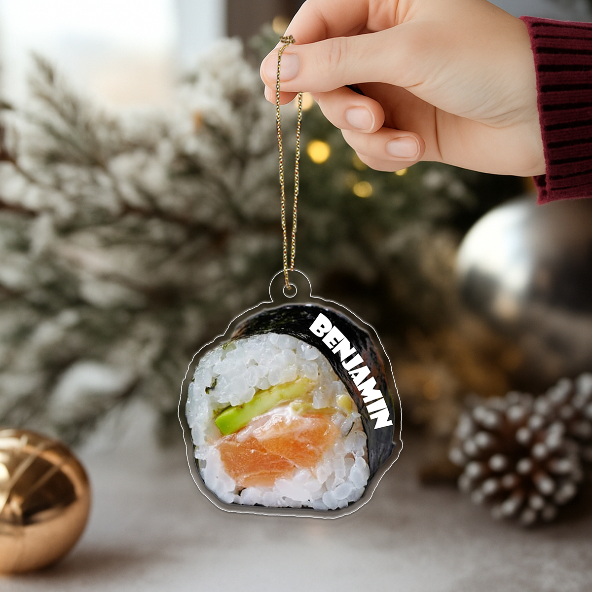 Custom Name Sushi Christmas 1