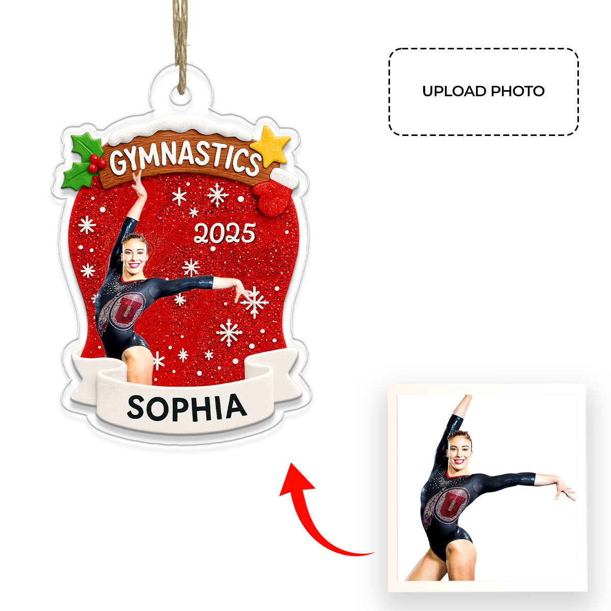 Custom Photo Gymastics Girl