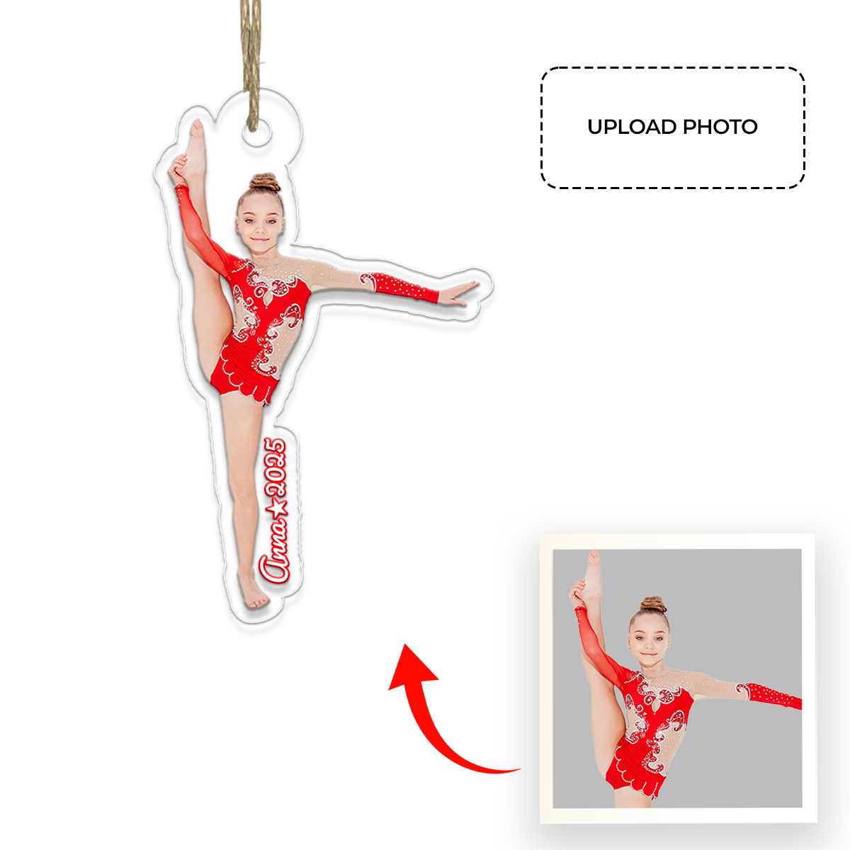 Custom Photo Gymnastics For Girl