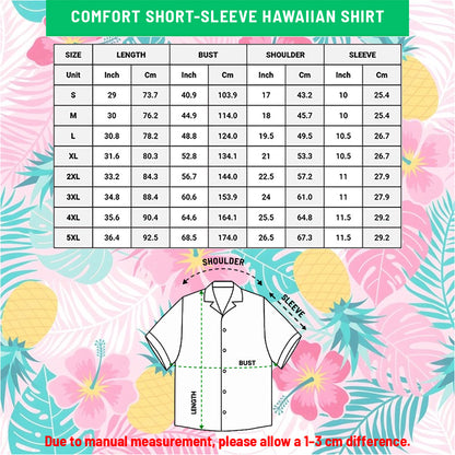 Custom Photo Dog Shirt, Personalized Hawaiian Shirt, Dog Lover Vacation Gift For Dog
