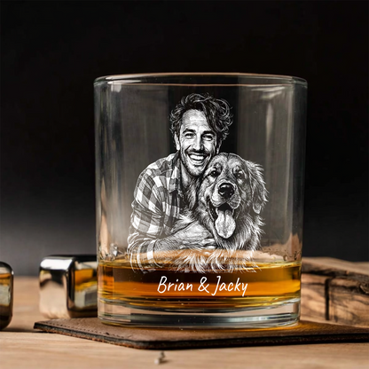 Custom Photo Your Pet Memorial Wine Glass, Personalized Dog Cat Loss Gift THUC99