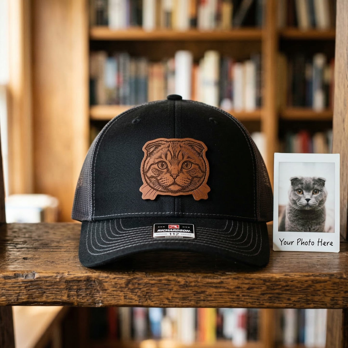 Custom Cat Photo Trucker Hat – Photo Cat Hat | Cat Memorial Gifts | Gift For Cat Lovers