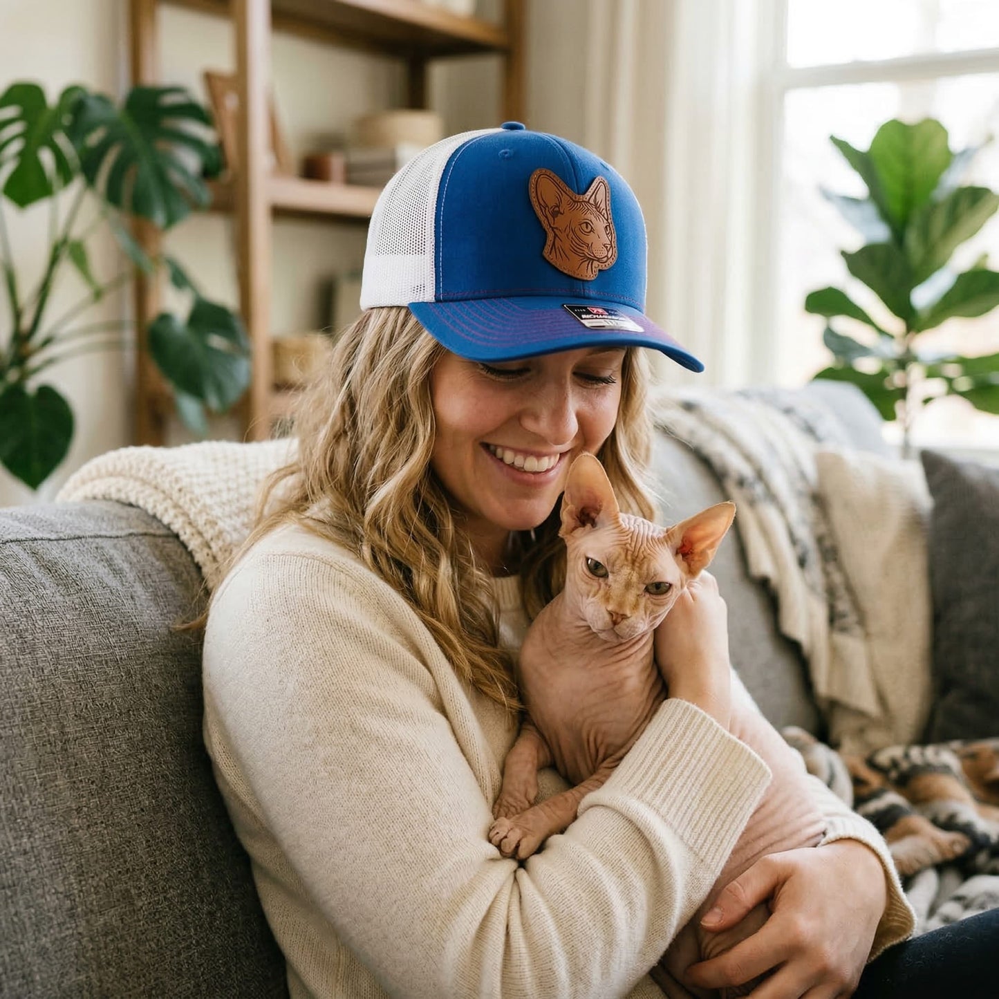 Custom Cat Photo Trucker Hat – Photo Cat Hat | Cat Memorial Gifts | Gift For Cat Lovers