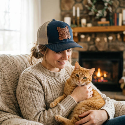 Custom Photo Cat Hat – Photo Cat Trucker Hat | Cat Memorial Gifts | Gift For Cat Lovers