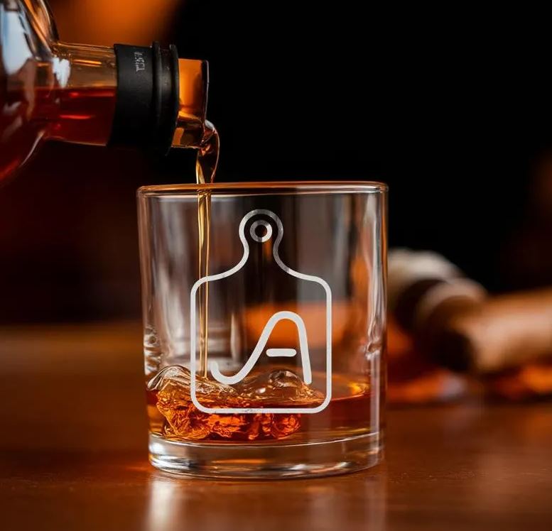 Custom Cattle Brand Glass | Farm Glass | Personalized Whiskey | Gift For Farmer