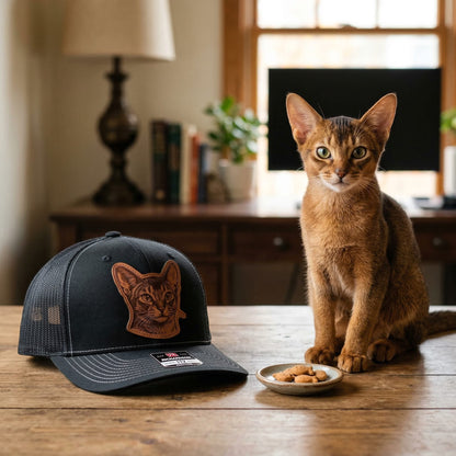Custom Photo Cat Hat – Photo Cat Trucker Hat | Cat Memorial Gifts | Gift For Cat Lovers